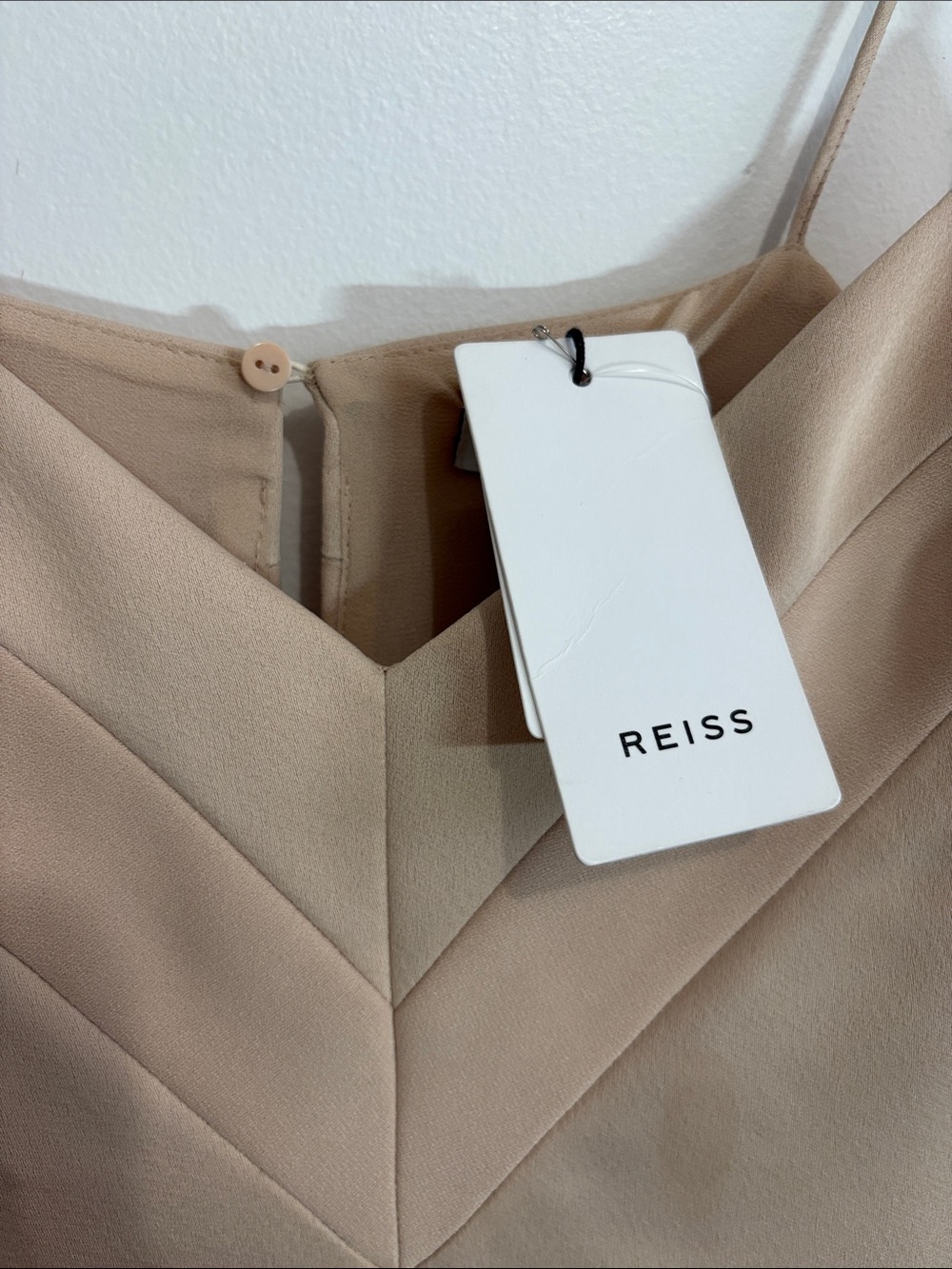 ❤️BNWT REISS Women’s Bethan V- neck Camisole in Champagne size US 4 - Picture 6 of 6